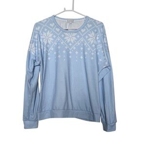 P.J. Salvage Blue And White Long Sleeve Pajama Set Size XL
In good condition